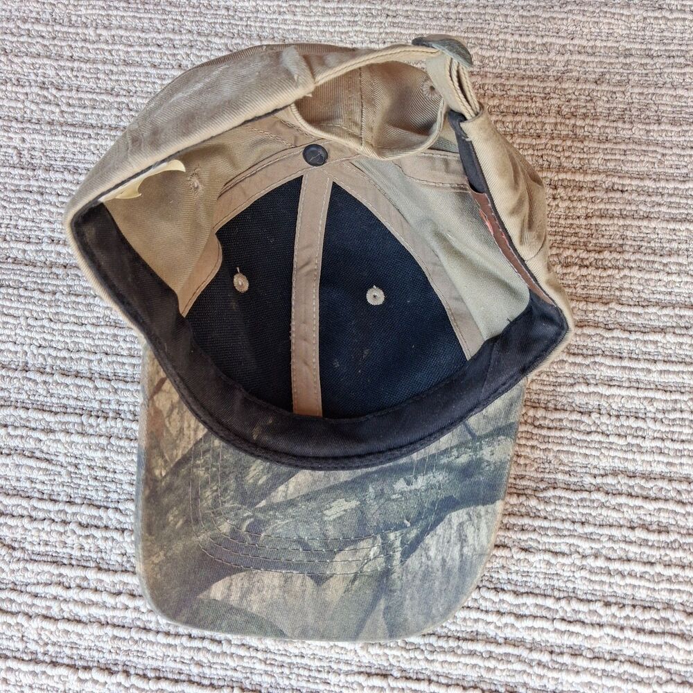 ​Bushmaster Tan Camo Hunting Hat Logo Embroidered Adjustable Strapback Baseball - Picture 3 of 5